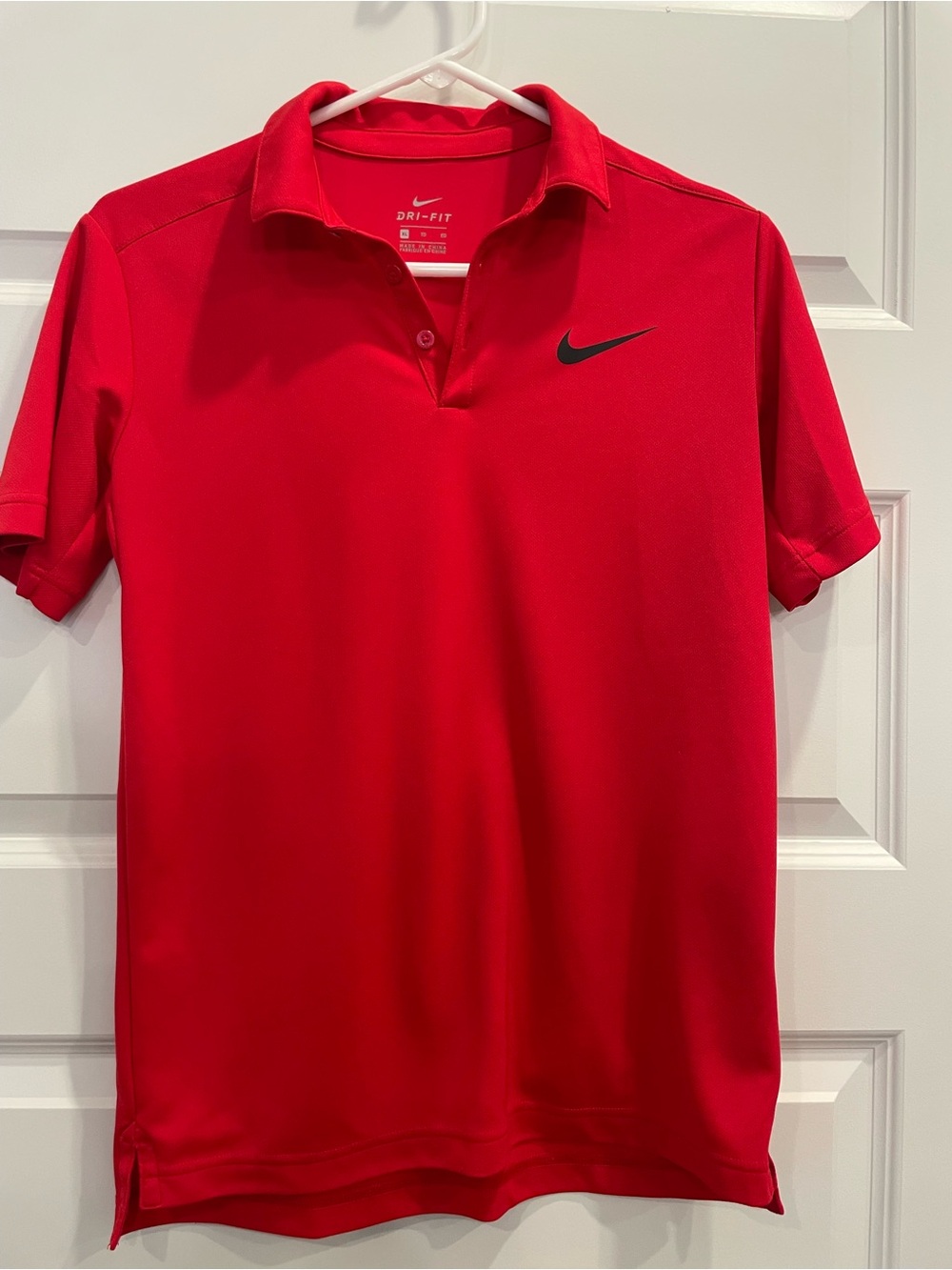 Nike Dri-FIT Men's Red Polo Shirt